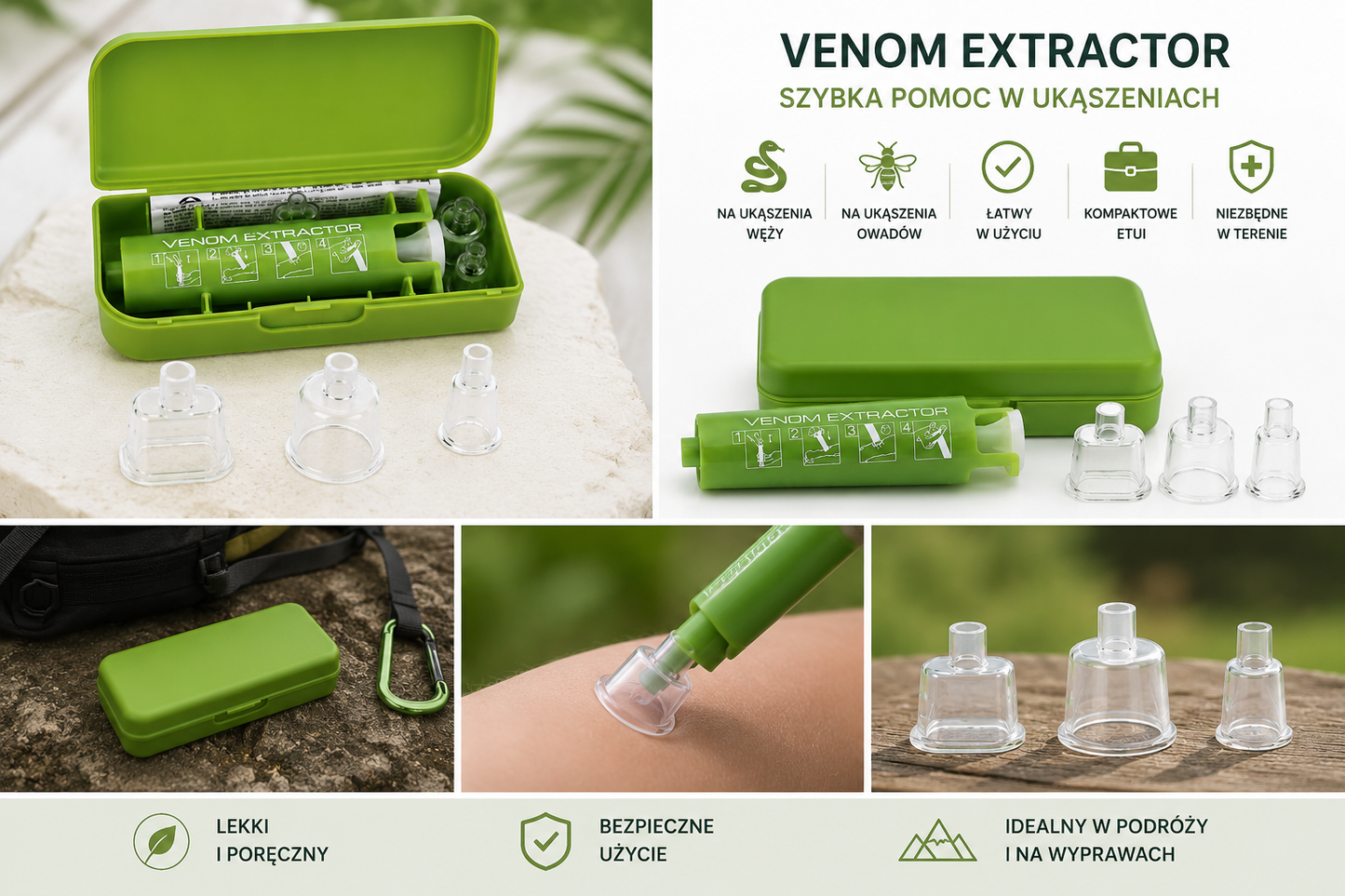 VenoStop™ – Pompka Podciśnieniowa do Ukąszeń i Użądleń